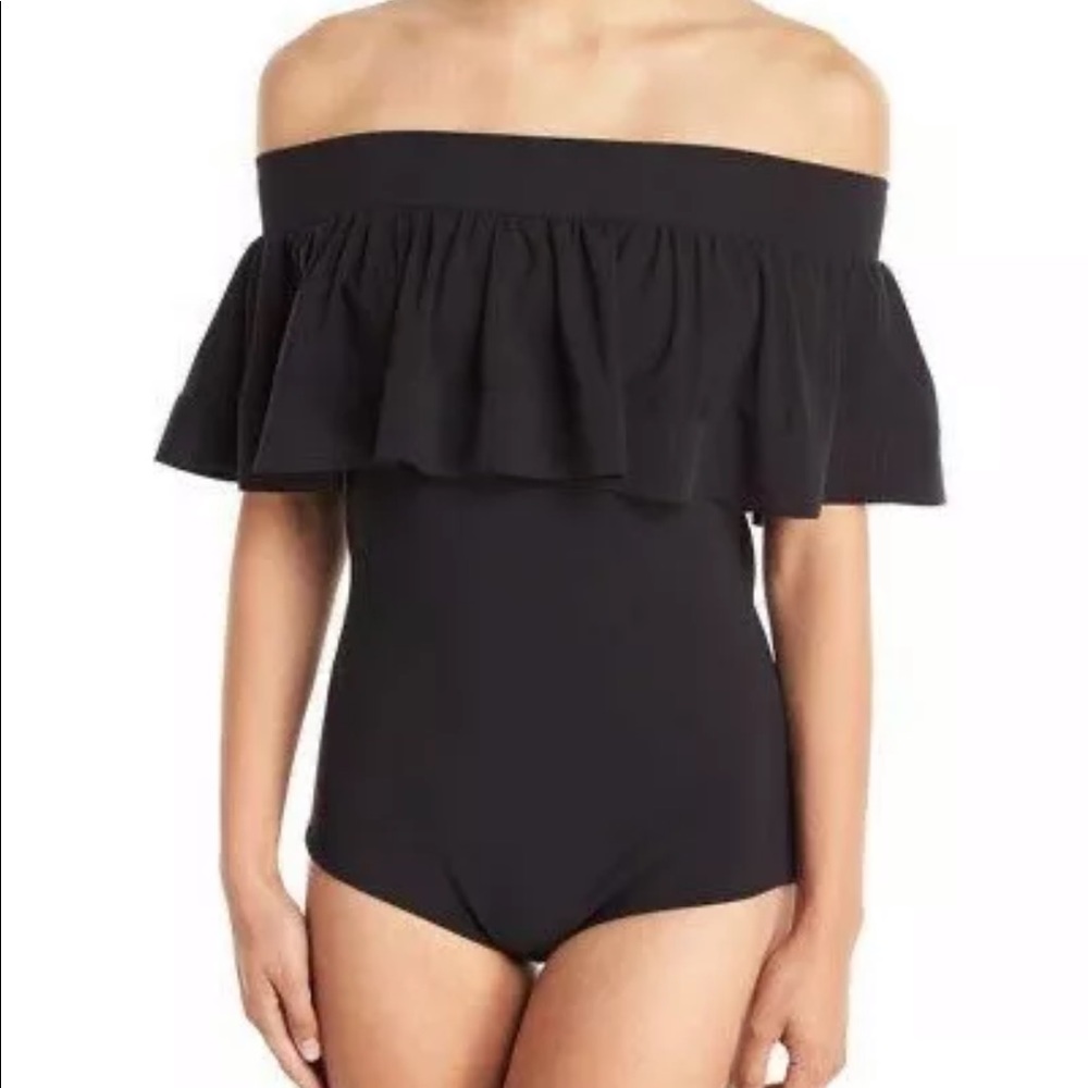 CHIARA BONI Swimsuit Off-the-shoulder black